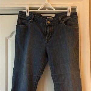 CAbi Women's Straight Leg Blue Jeans